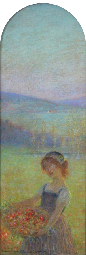 87 Fillette au panier de fleurs Charles Léandre Adjugé 4200 euros 87 Fillette au panier de fleurs Charles Léandre Adjugé 4200 euros