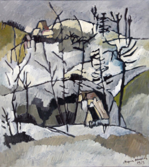 216 Paysage d'hiver Jacques PASQUIER, Adjugé 3 800 euros