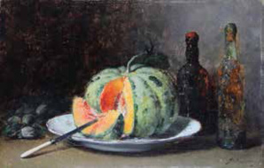 47 Nature morte aux melons et aux bouteilles FOUACE Guillaume Adjugé 15 650 euros 47 Nature morte aux melons et aux bouteilles FOUACE Guillaume Adjugé 15 650 euros