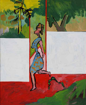 Mai Juin n°5 - Passante en bleu 2010 162x130 Mai Juin n°5 - Passante en bleu 2010 162x130