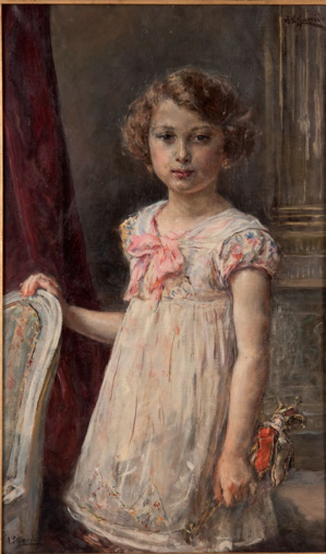 Eduardo Leõn Garrido (1856-1949) - Odile à la marionnette