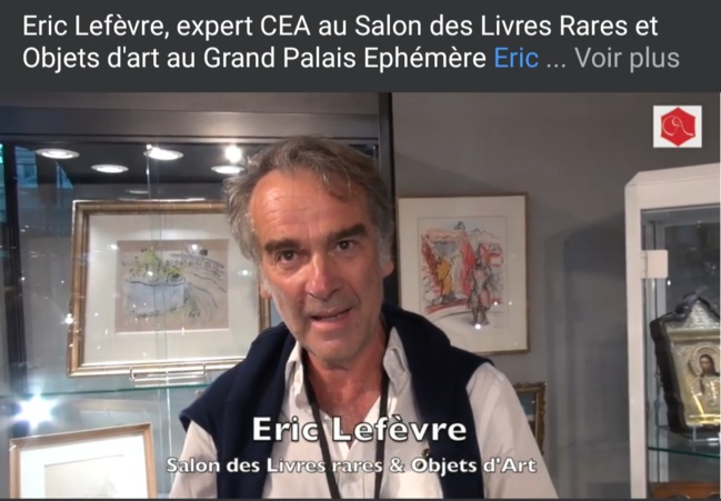 Salon International du Livre Rare & des Experts en Objets d’art du 24 au 26 septembre 2021