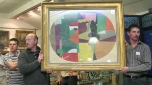 Vu sur Ouest France du 11 novembre 2013 : Une huile sur toile du cubiste Georges Valmier adjugée 200 000 €