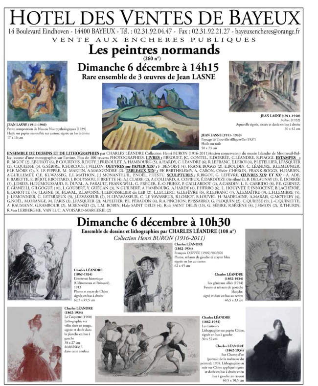 Vu dans la Gazette Drouot : annonce de la vente aux enchères Les peintres normands le dimanche 6 décembre 2015 Vu dans la Gazette Drouot : annonce de la vente aux enchères Les peintres normands le dimanche 6 décembre 2015
