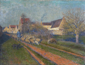 1 La rentrée du troupeau Jules Louis RAME, Adjugé 8000 1 La rentrée du troupeau Jules Louis RAME, Adjugé 8000