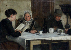 22 Scène de famille Jules Louis Rame, Adjugé 5800 22 Scène de famille Jules Louis Rame, Adjugé 5800