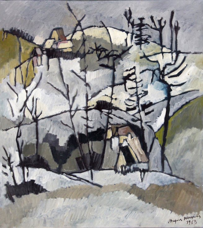 216 Paysage d'hiver Jacques PASQUIER, Adjugé 3 800 euros 216 Paysage d'hiver Jacques PASQUIER, Adjugé 3 800 euros