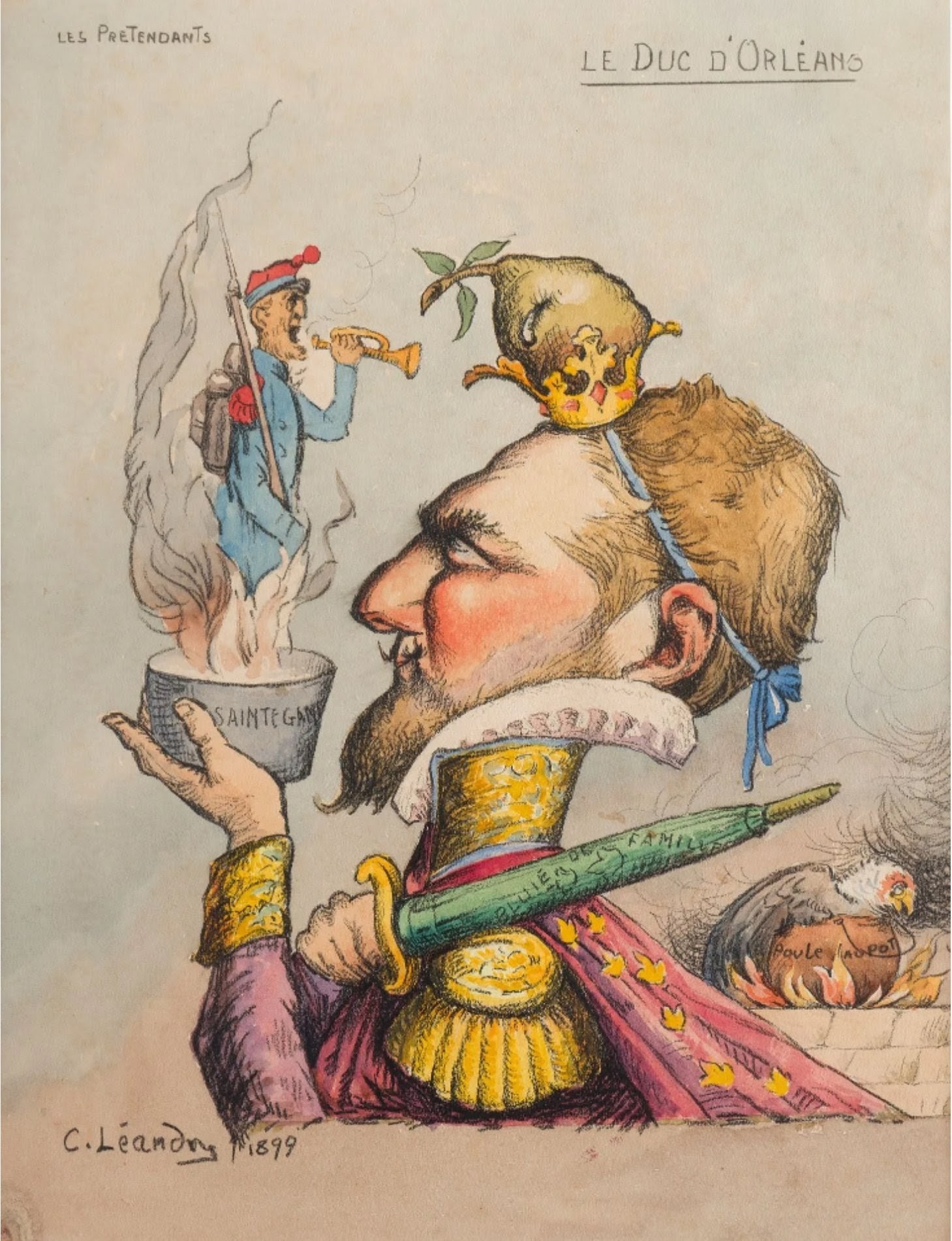 Les faux identifiés de Charles Léandre en circulation