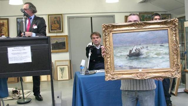 Vu sur Ouest France du 1er déc 2013 : Enchères à Bayeux. Une huile sur toile de Ravanne adjugée 6 050 € Vu sur Ouest France du 1er déc 2013 : Enchères à Bayeux. Une huile sur toile de Ravanne adjugée 6 050 €
