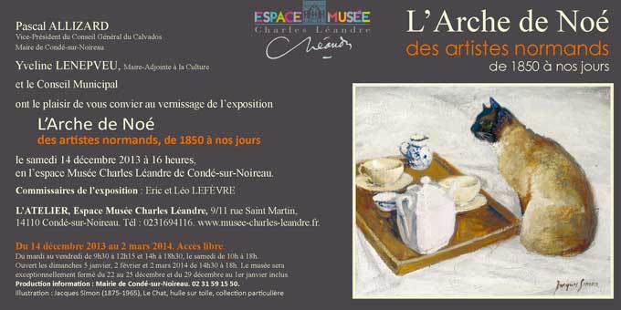 Reportage sur l'exposition l'Arche de Noé à Condé sur Noireau dans Là où ça bouge France 3 Basse Normandie Reportage sur l'exposition l'Arche de Noé à Condé sur Noireau dans Là où ça bouge France 3 Basse Normandie