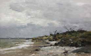 49 GUILLEMET Antoine Villerville, la plage  Adjugé 4 100 euros